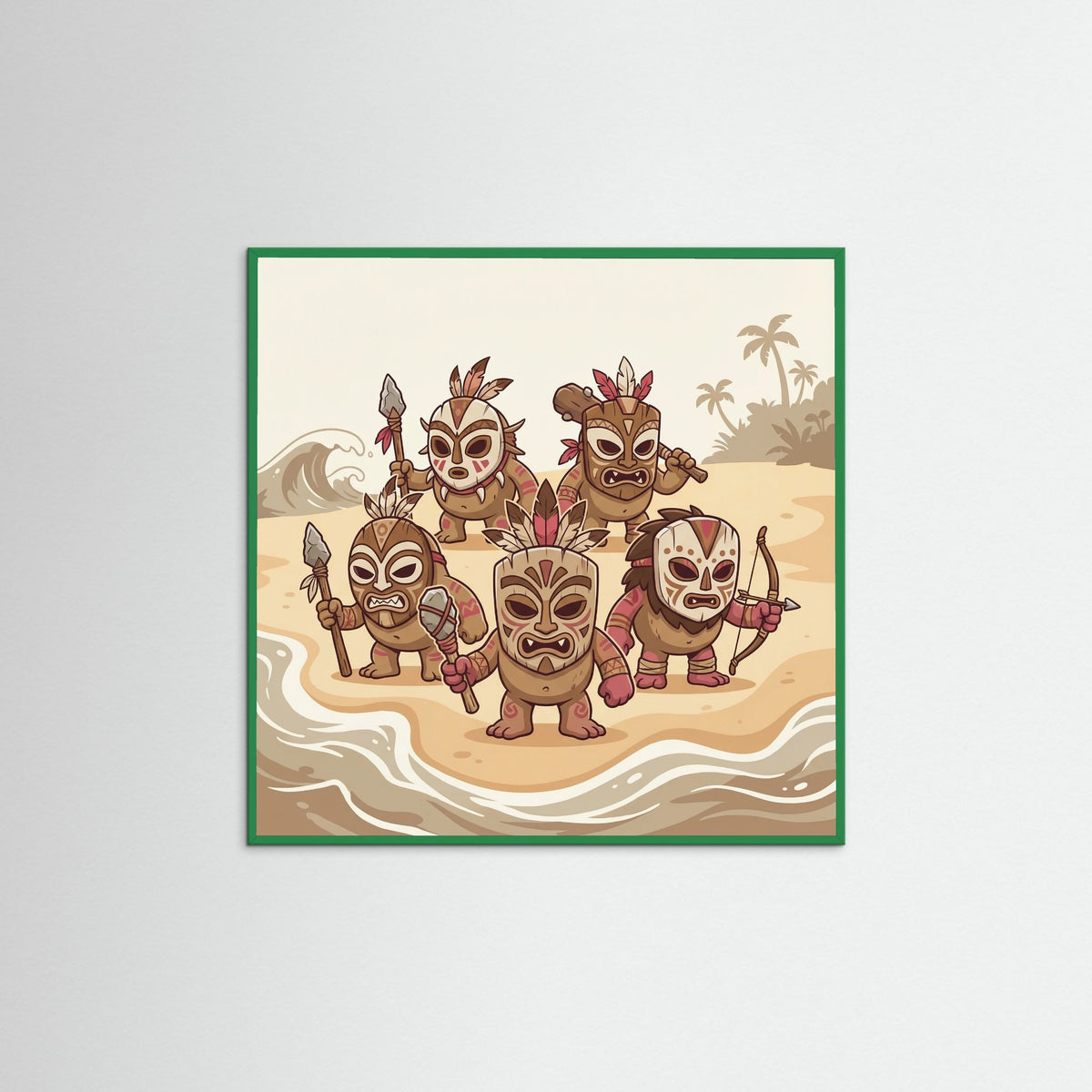 Green Wood Square Kotu Island Warrior
