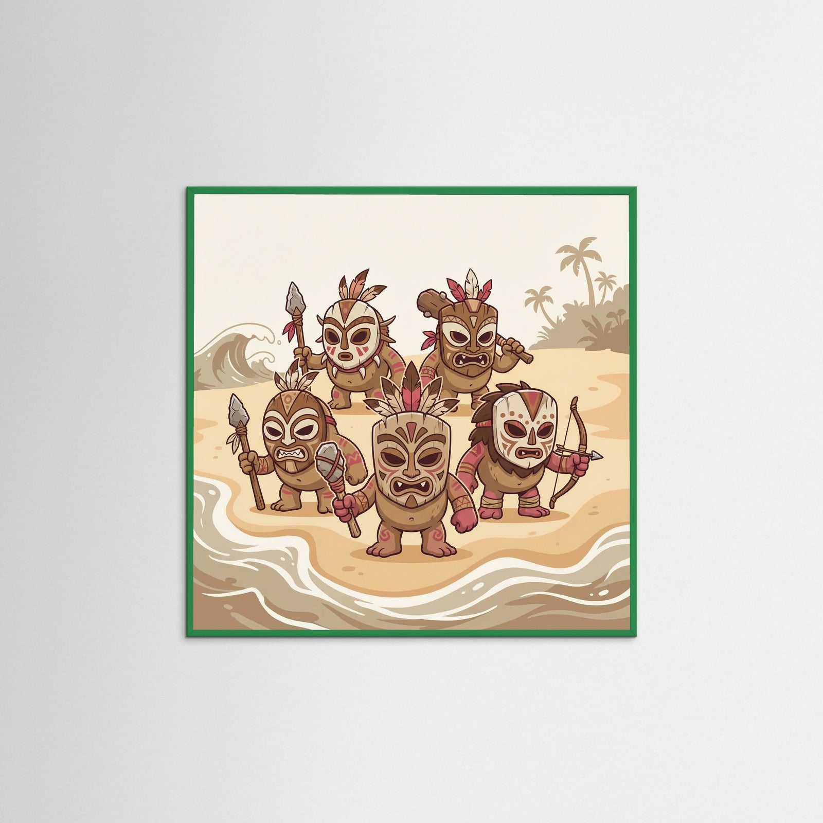 Green Wood Square Kotu Island Warrior