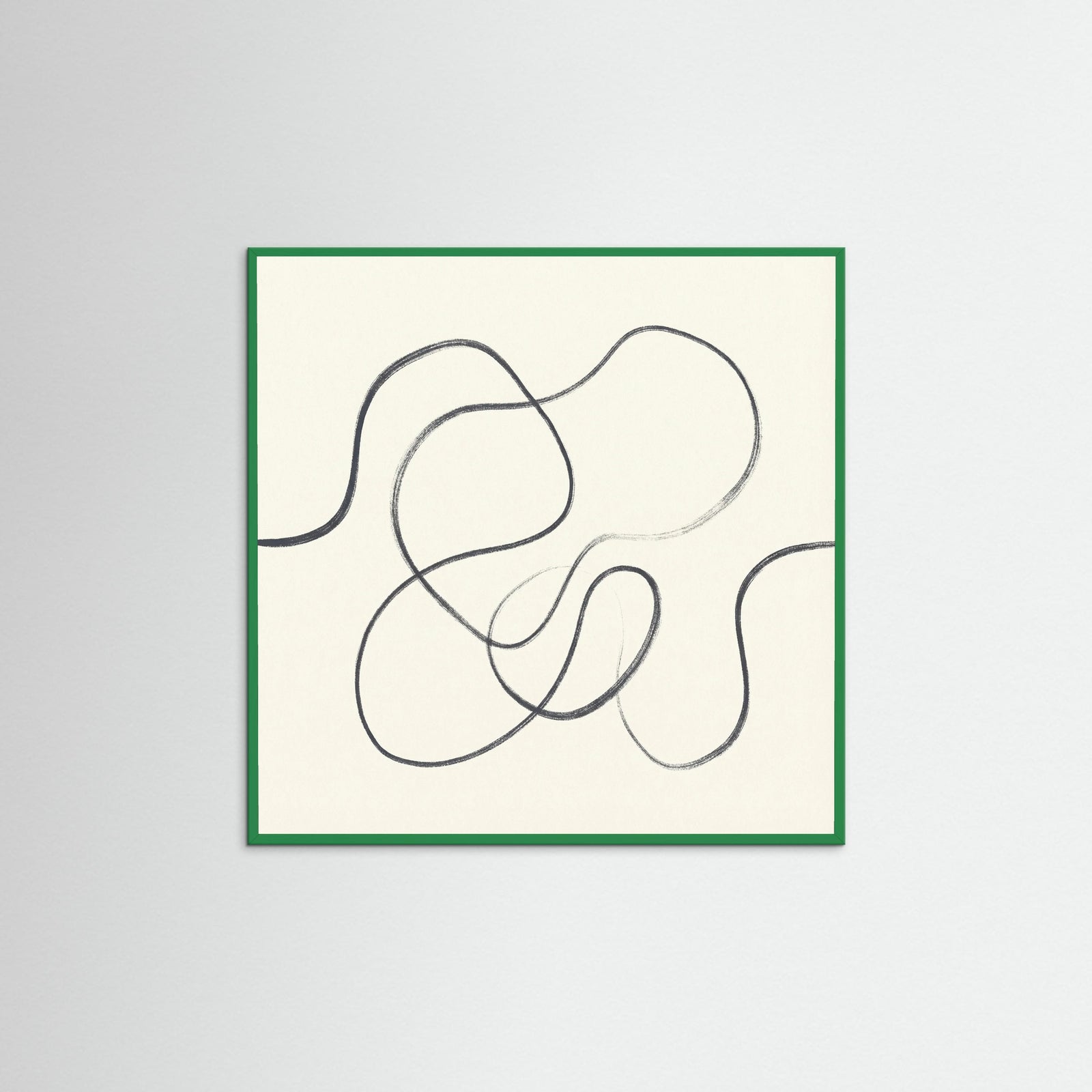 Green Wood Square Organic Flow