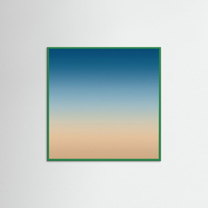 Green Wood Square Pink Horizon