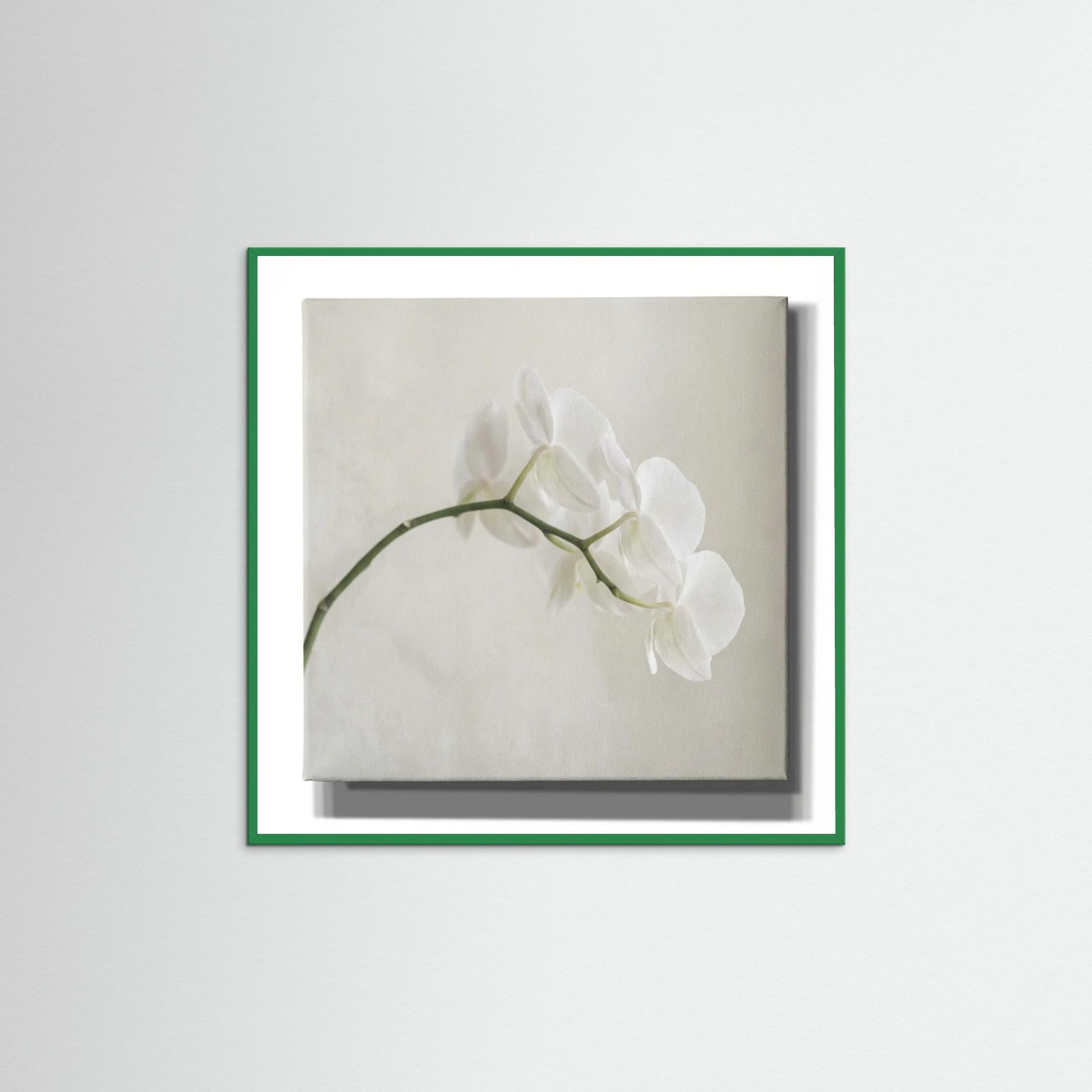 Green Wood Square Quiet Bloom