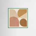 Green Wood Square Rustic Rhythms