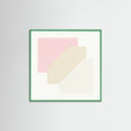 Green Wood Square Soft Geometry
