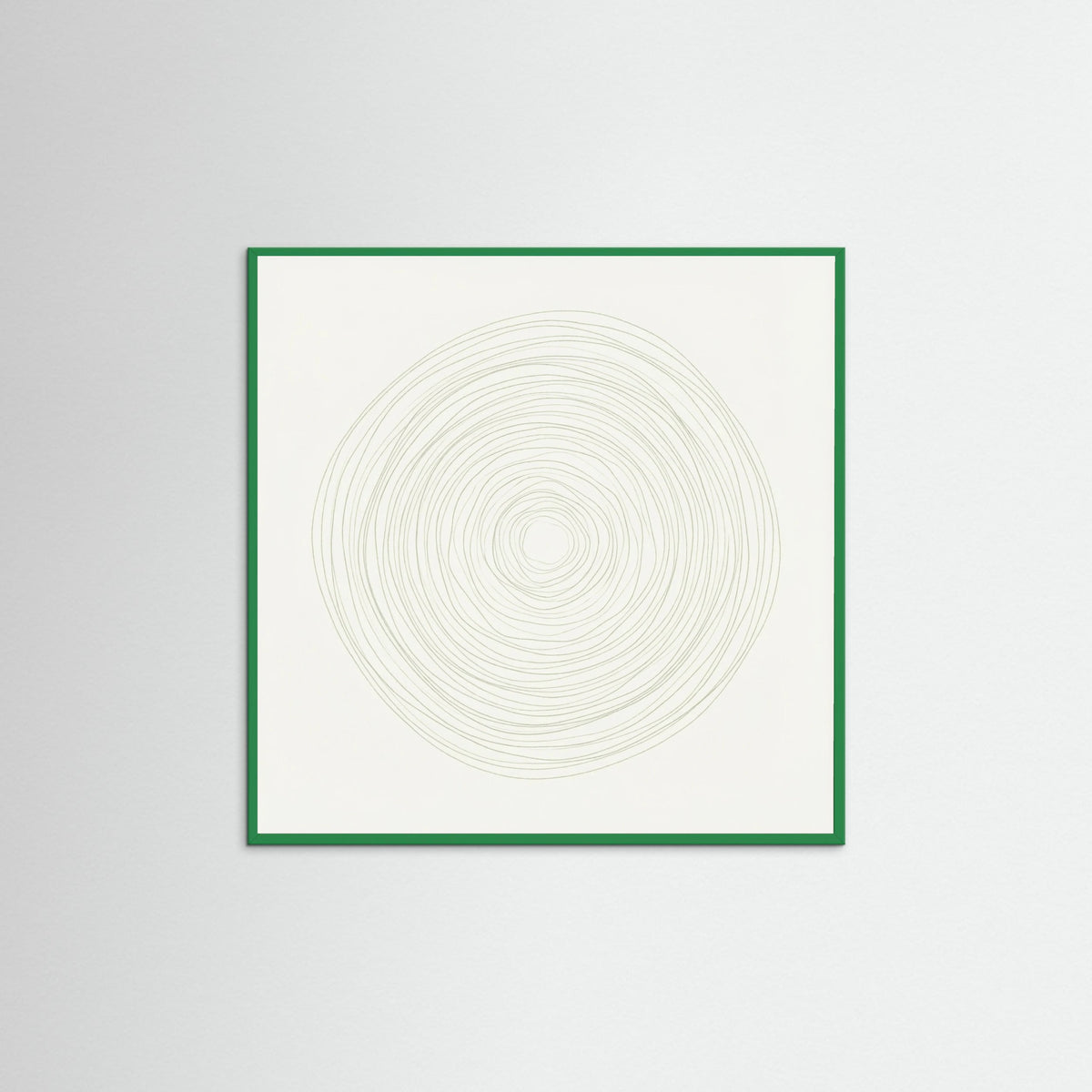 Green Wood Square Subtle Rhythm
