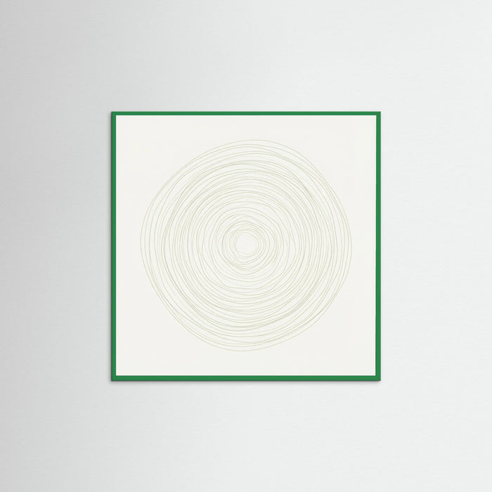Green Wood Square Subtle Rhythm