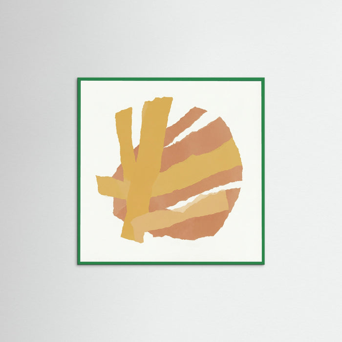 Green Wood Square Sunshine Layers