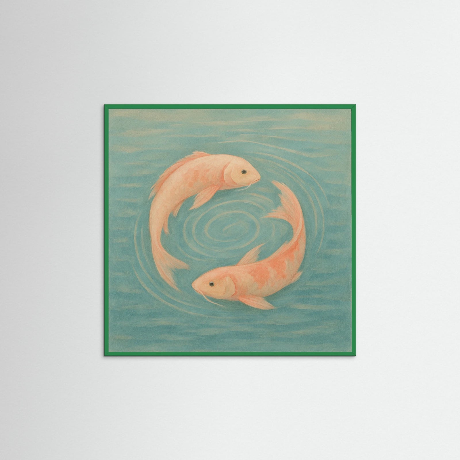 Green Wood Square Tranquil Waters