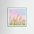 Green Wood Square Tropical Twilight