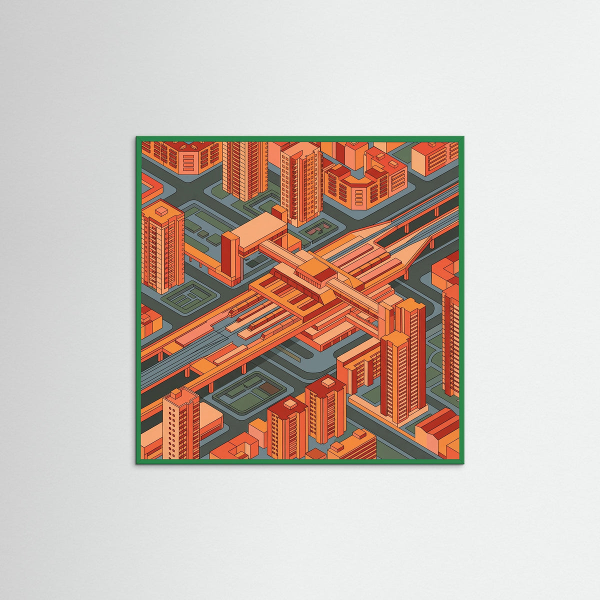 Green Wood Square Urban Geometry