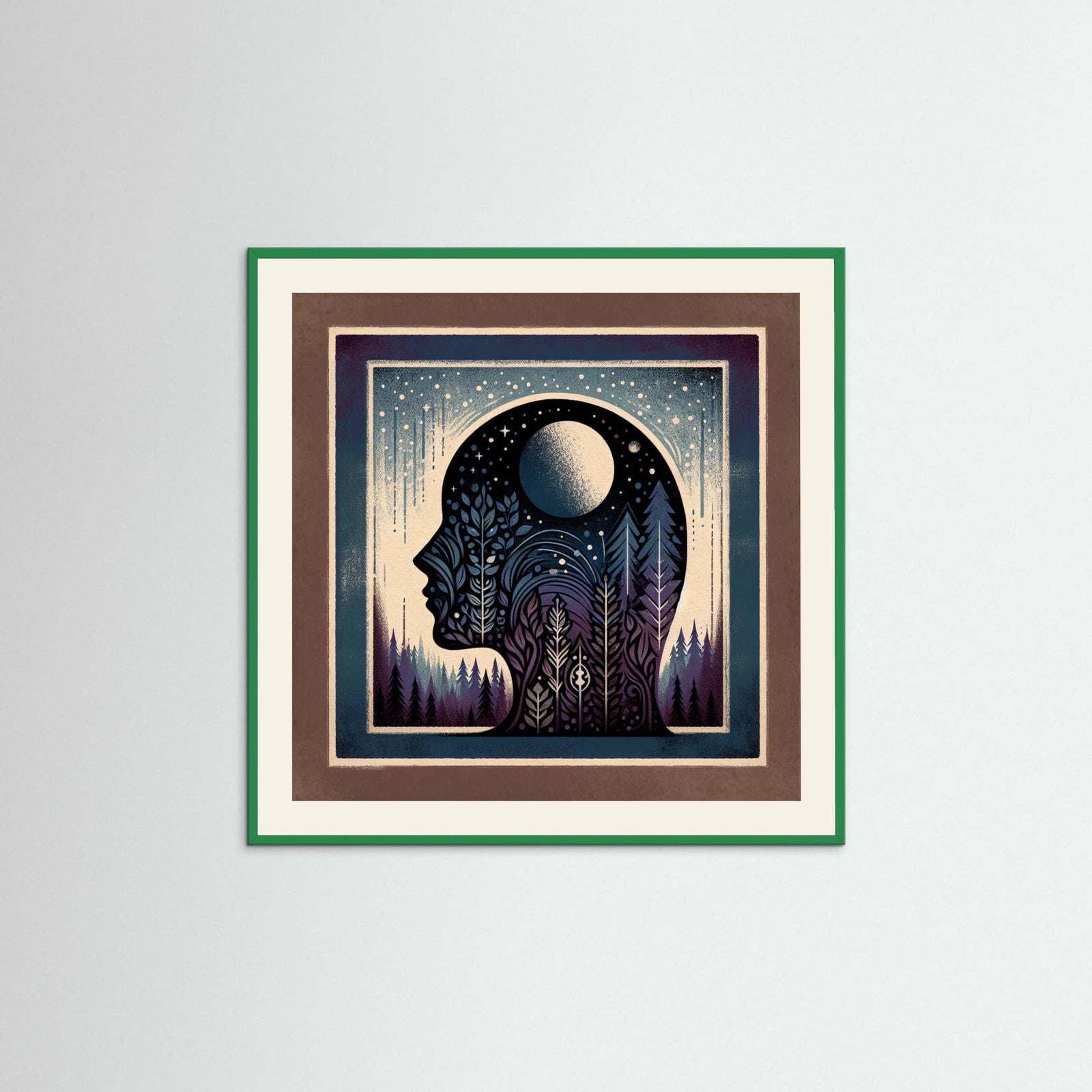 Green Wood Square Wandering Soul