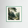 Green Wood Square Wilderness Path
