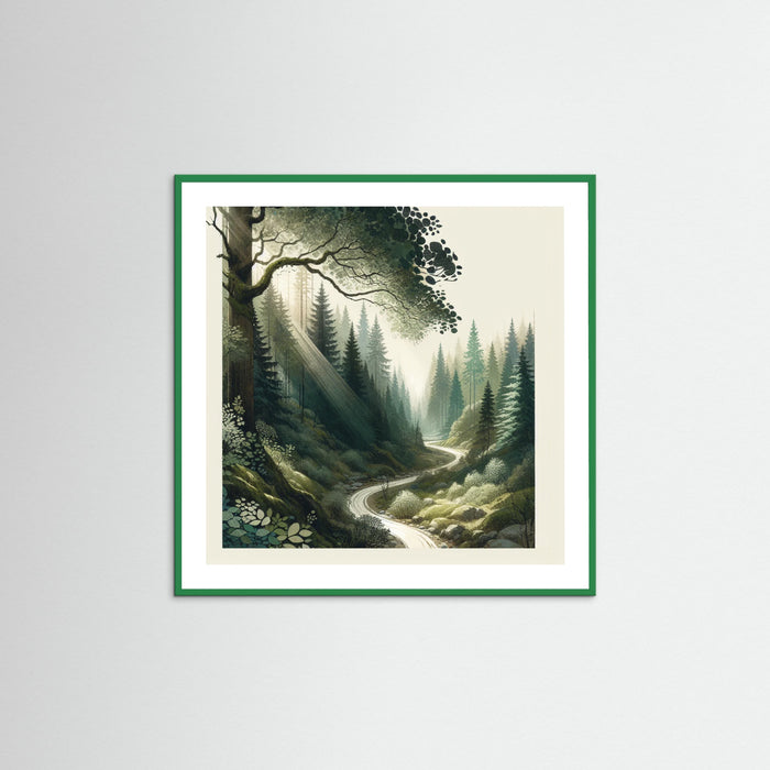 Green Wood Square Wilderness Path