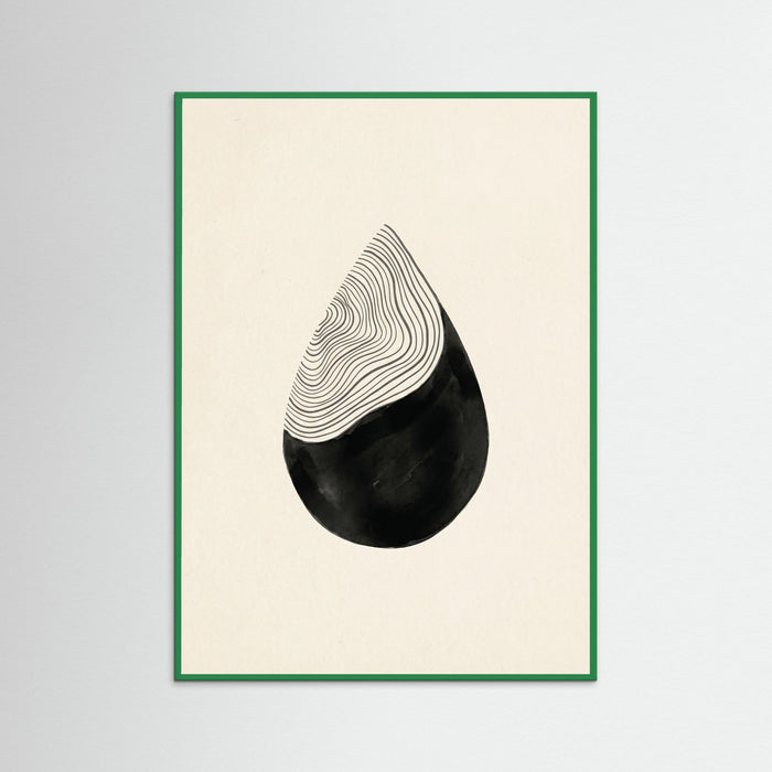 Green Wood Stacked Crescents