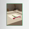 Green Wood Still Life Arrangement