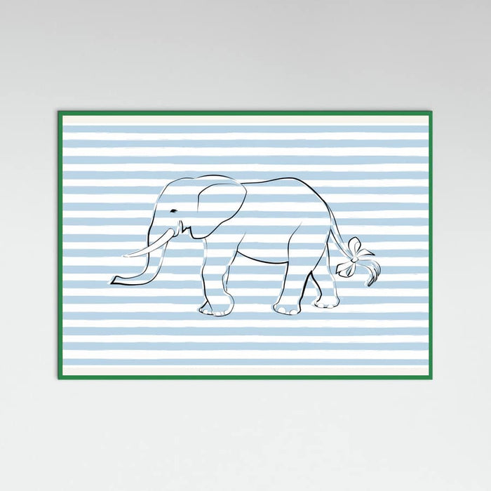 Poster Stripe Elephant – poster e stampa artistica