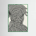 Stripe Portrait Poster – poster and art print