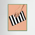Green Wood Striped Chic