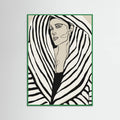 Striped Coat Poster – plakat og kunsttryk