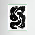 Green Wood Striped Form Black