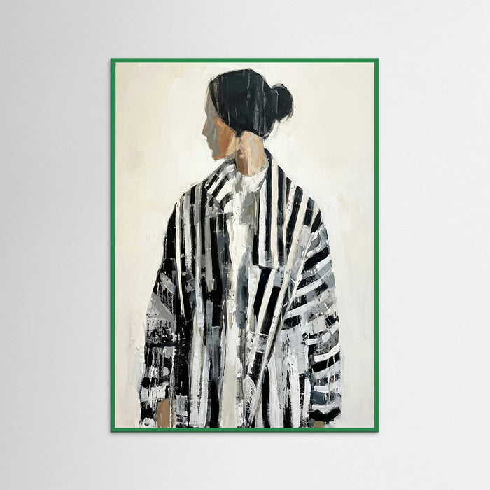 Green Wood Striped Gaze