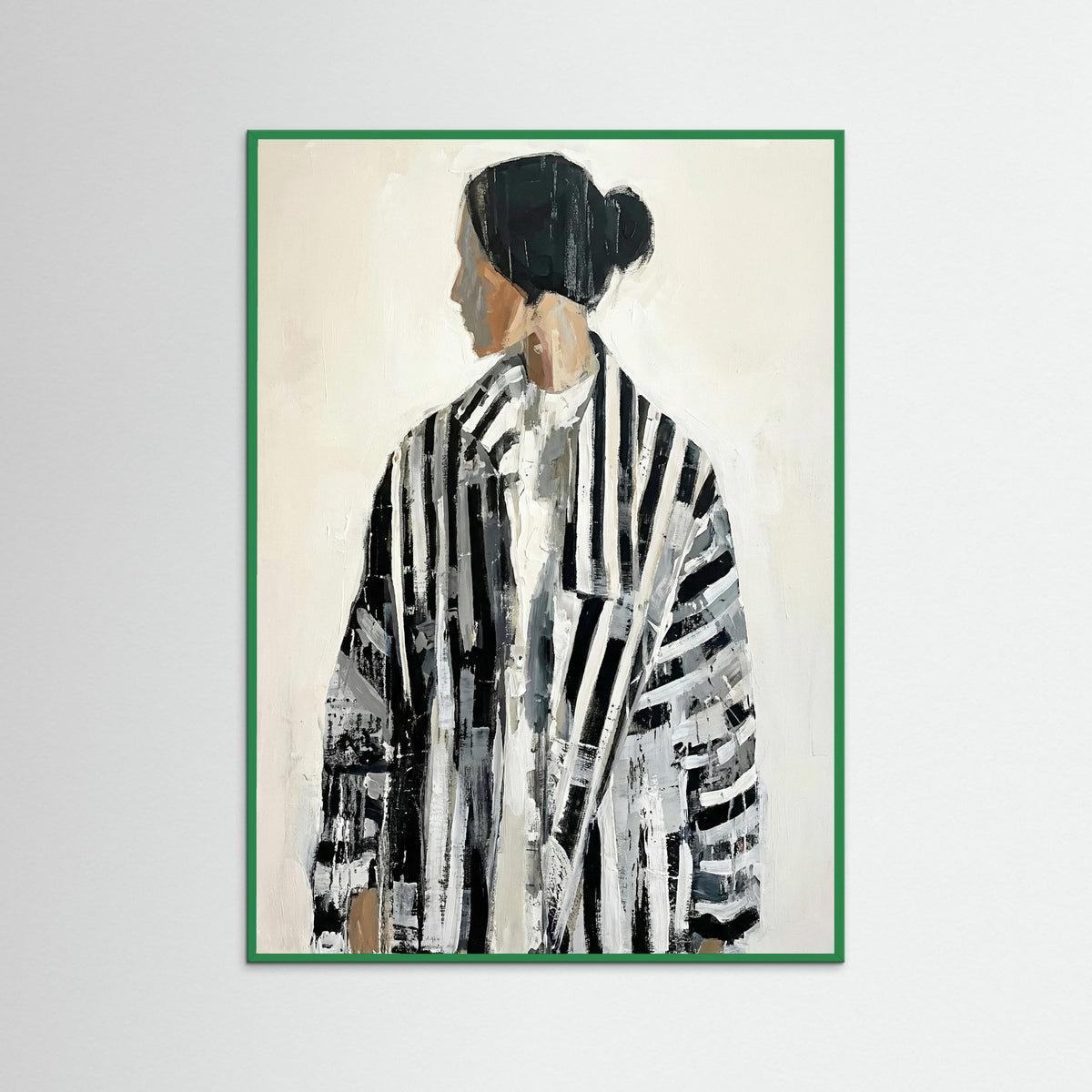 Green Wood Striped Gaze