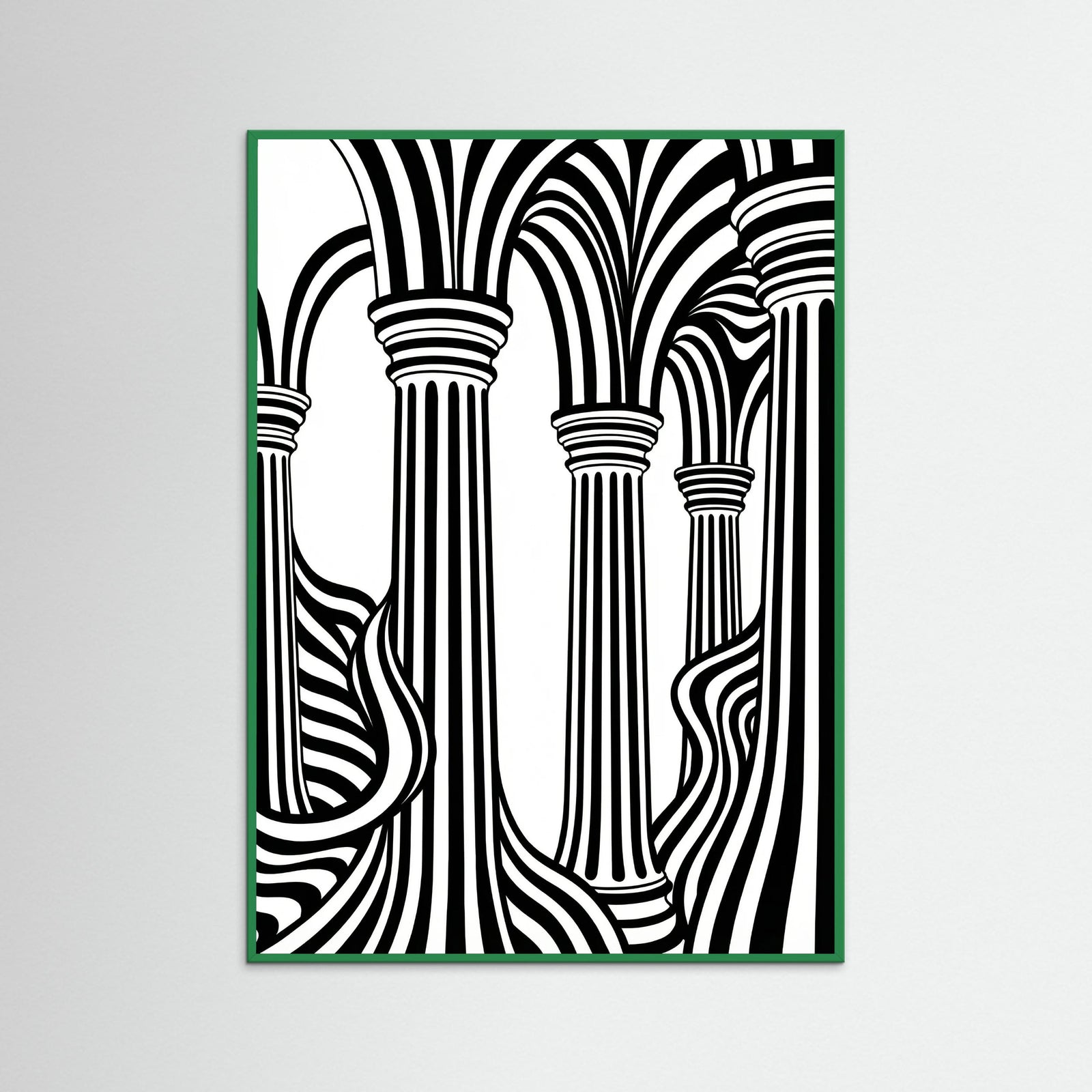 Green Wood Striped Grace
