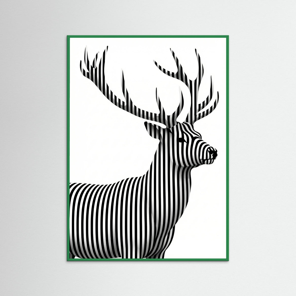 Green Wood Striped Muse