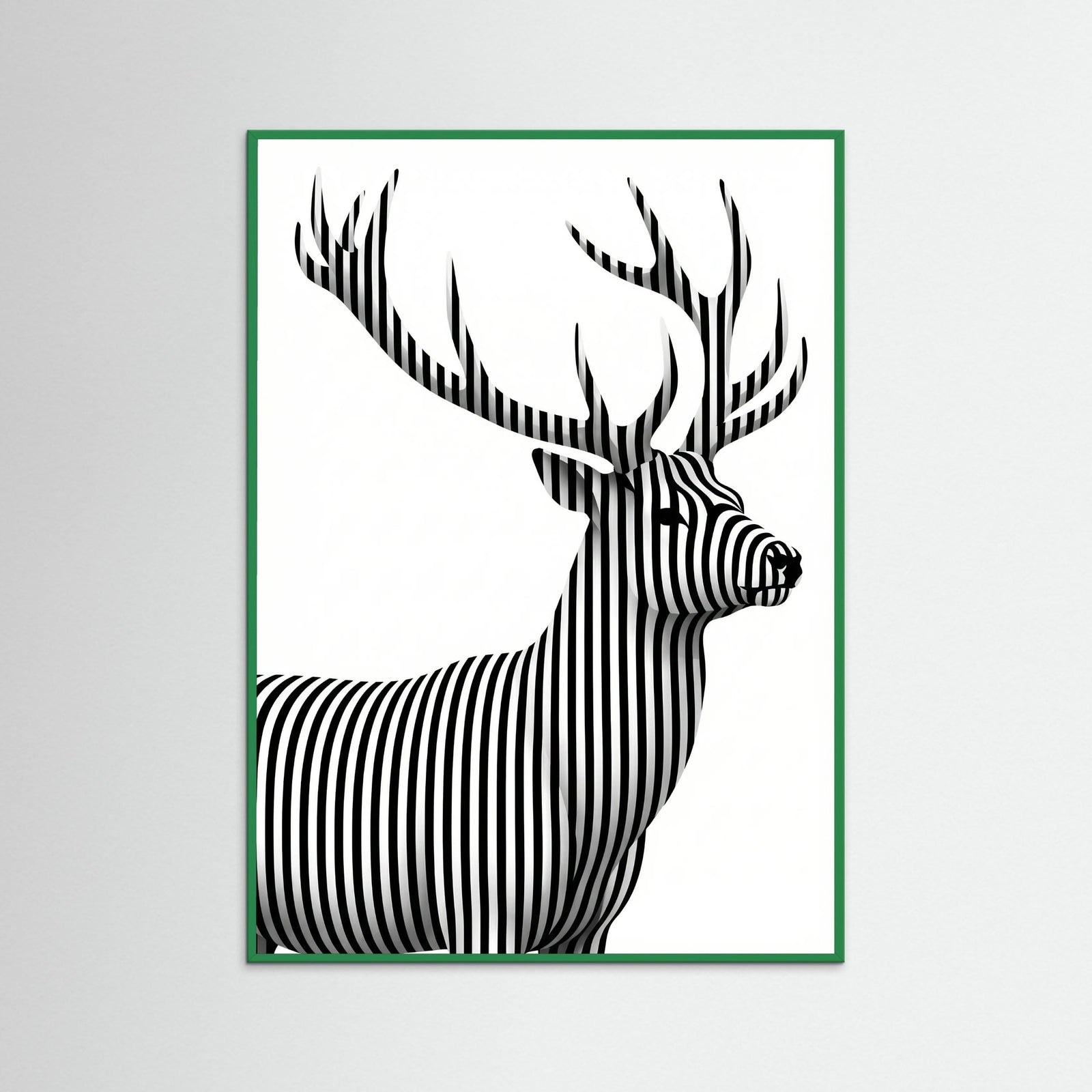 Green Wood Striped Muse