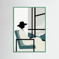 Green Wood Striped Repose