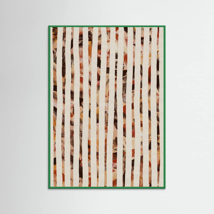 Striped Serenity Poster – poster and art print