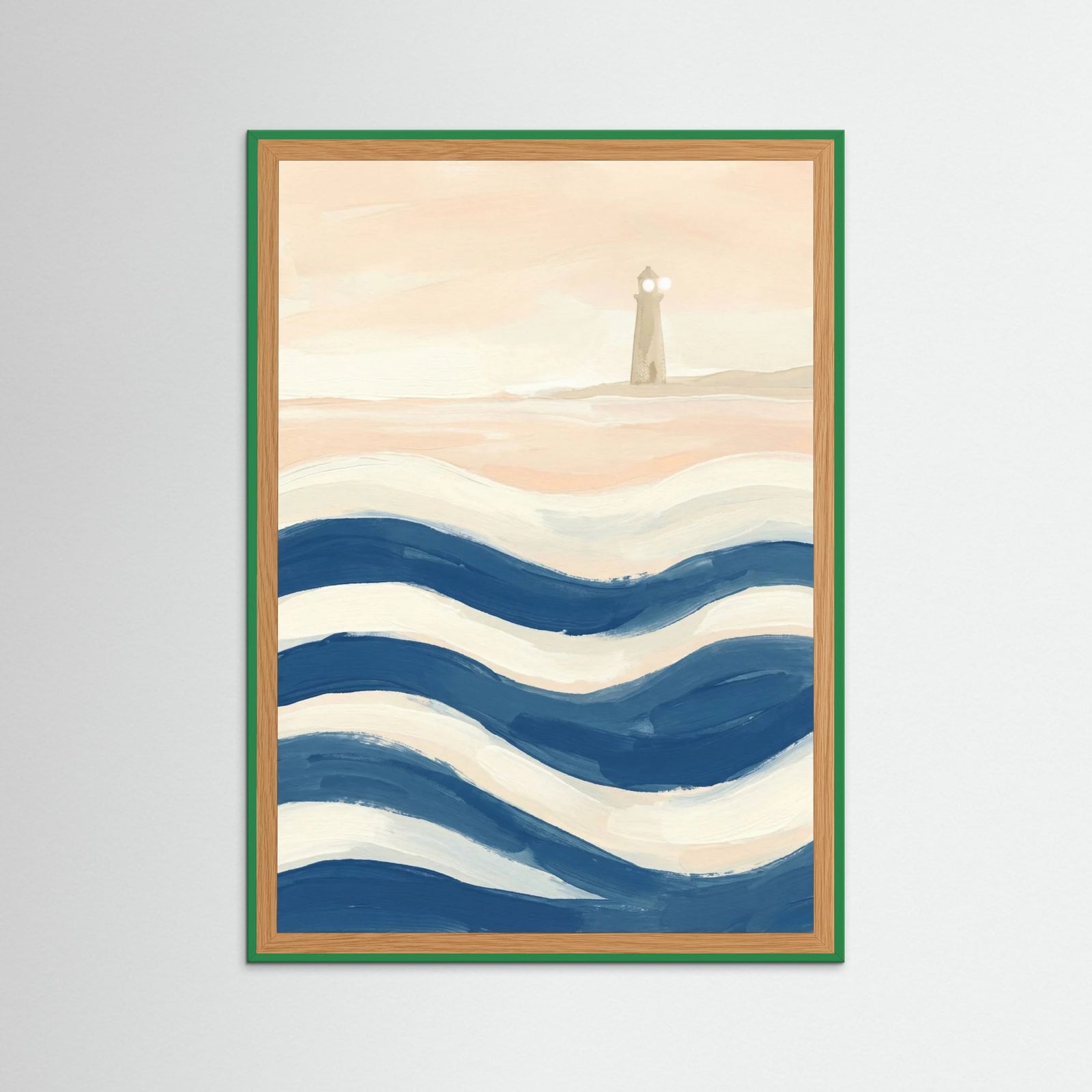 Green Wood Striped Serenity