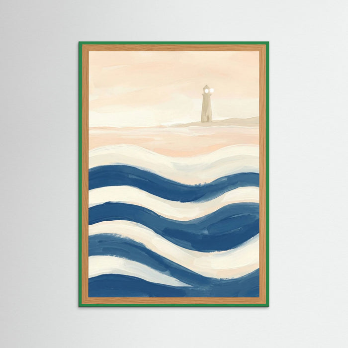 Green Wood Striped Serenity