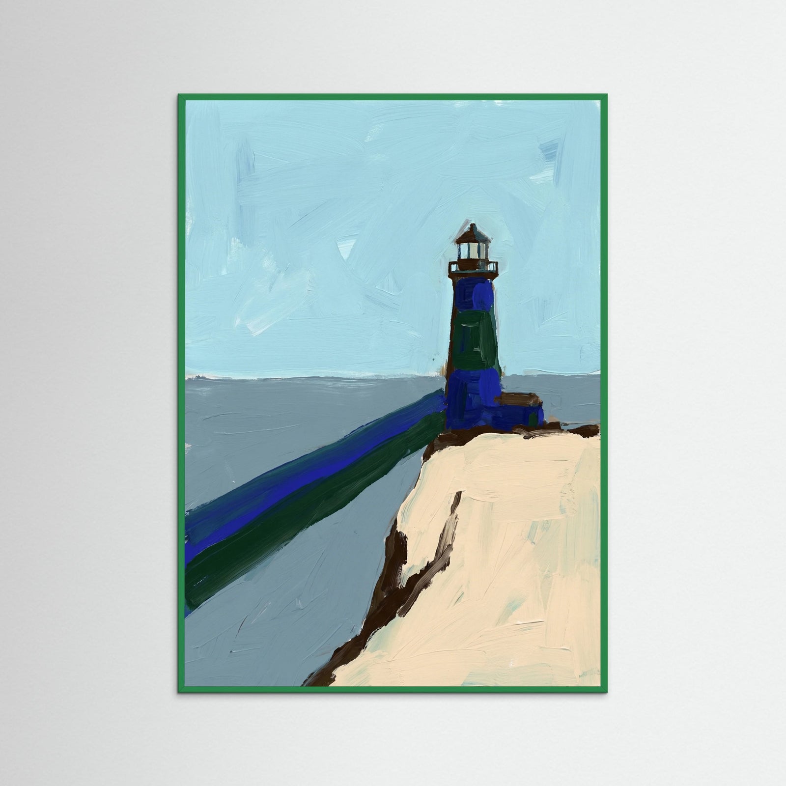 Green Wood Striped Solitude