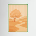 Green Wood Stripes and Silence