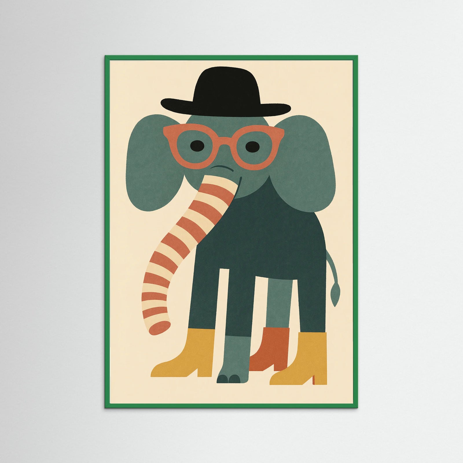 Green Wood Stylish Sloth