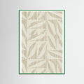 Green Wood Subtle Botanical Pattern 2 Poster