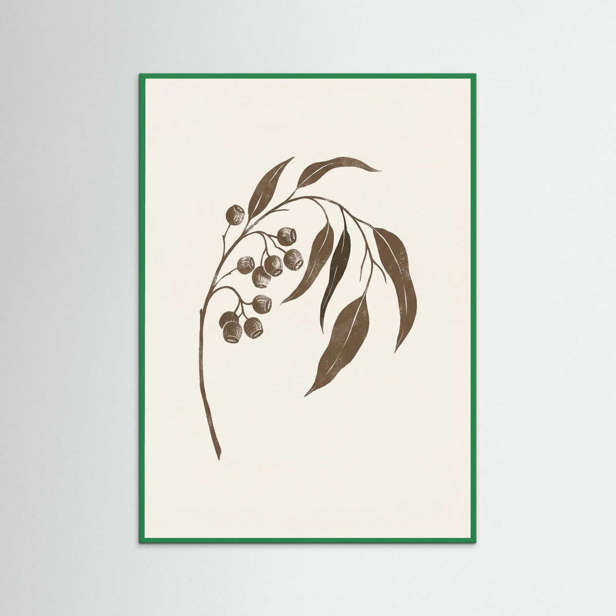 Green Wood Subtle Foliage