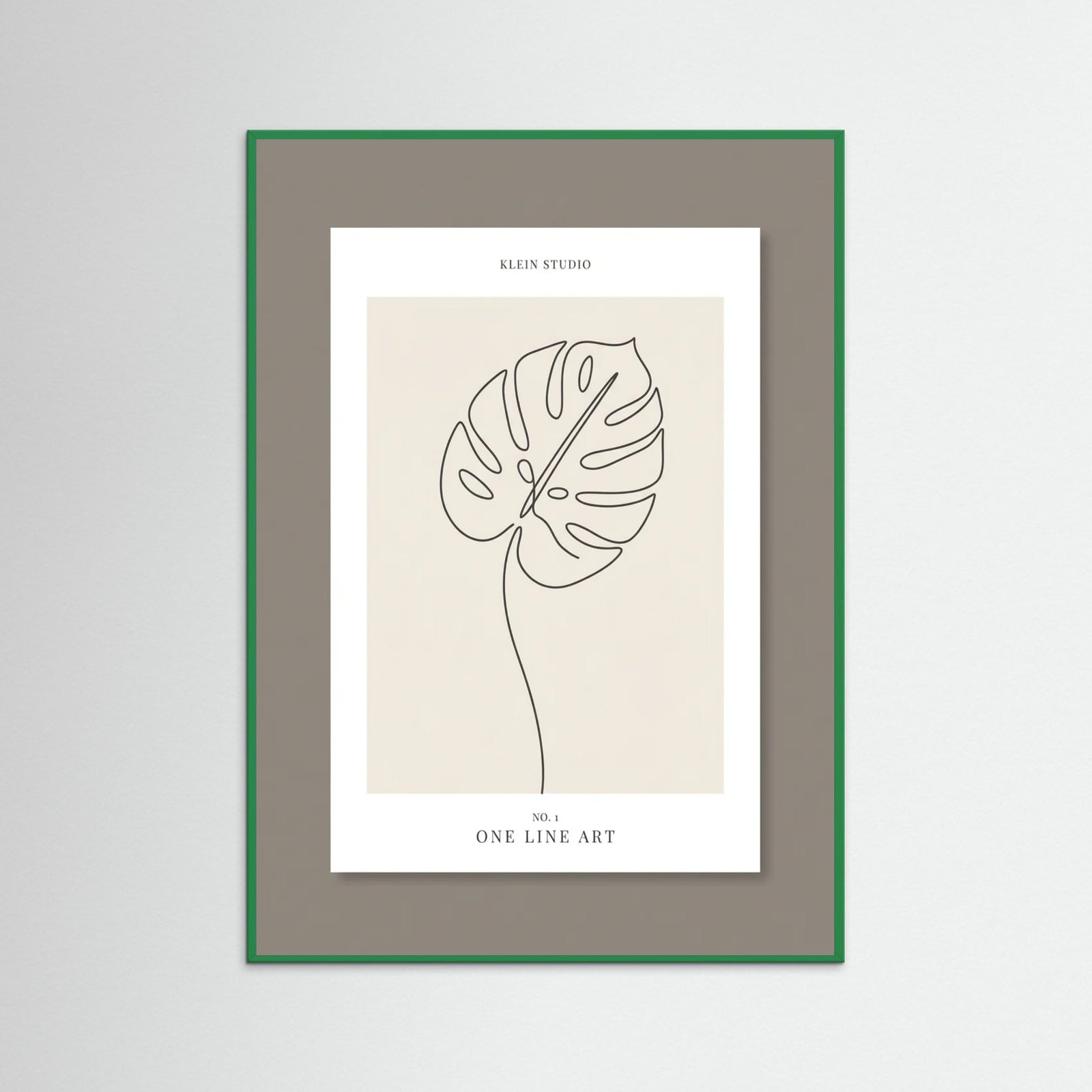 Green Wood Subtle Silhouette