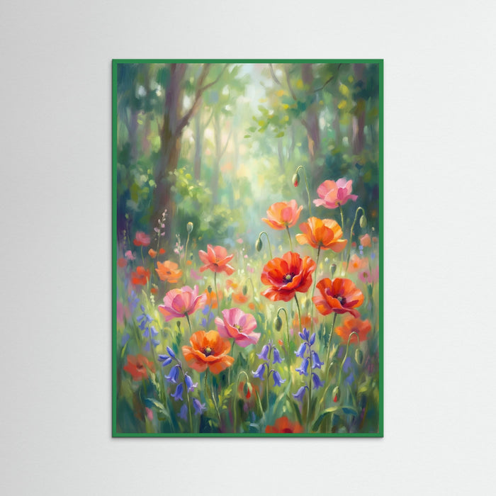 Green Wood Summer Meadow Bloom