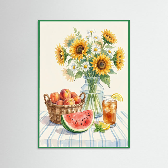 Green Wood Summer Tea Still Life