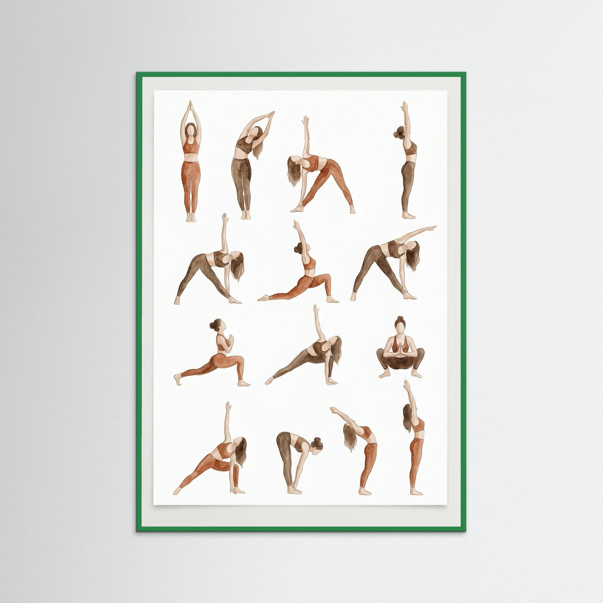 Green Wood Sun Salutation Flow