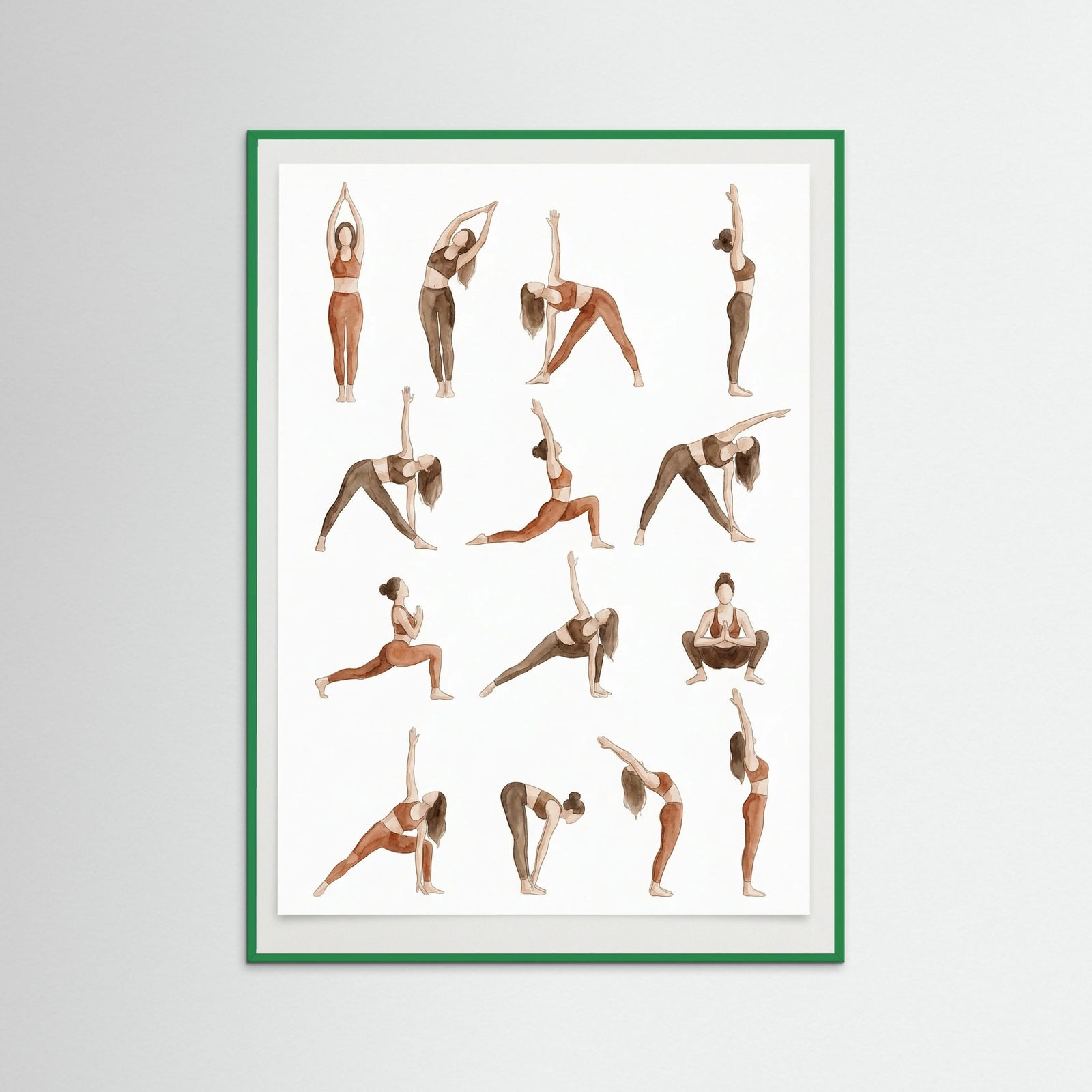 Green Wood Sun Salutation Flow