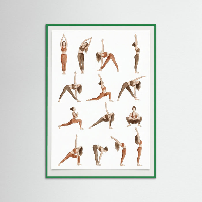 Green Wood Sun Salutation Flow