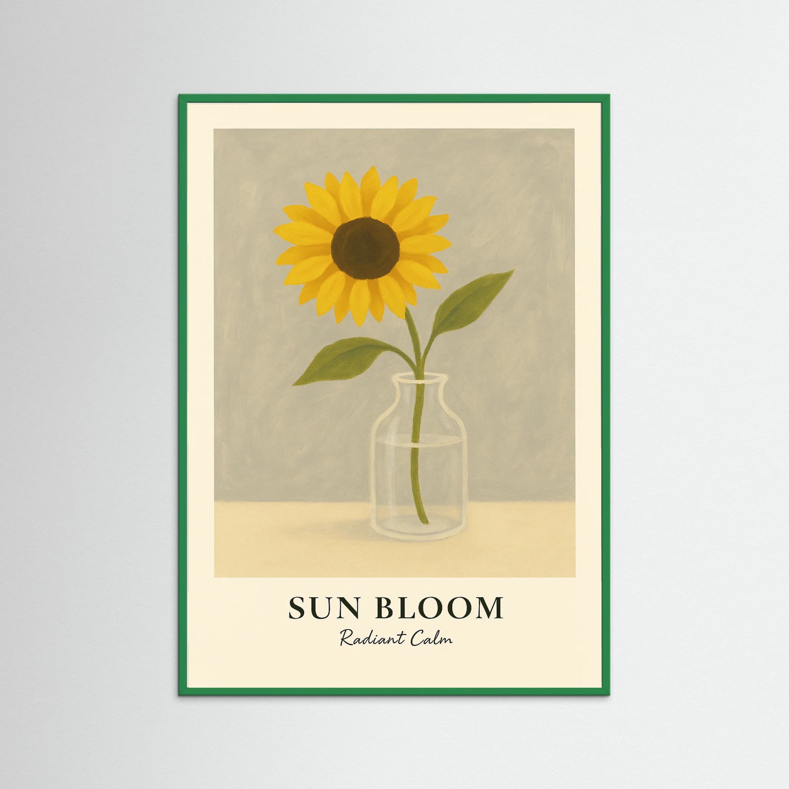 Green Wood Sun bloom