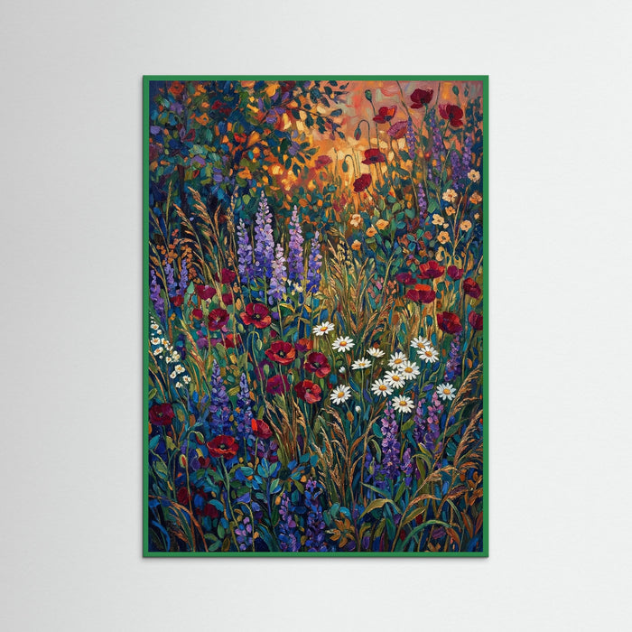 Green Wood Sunlit Garden Bloom