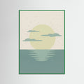 Green Wood Sunset Reverie