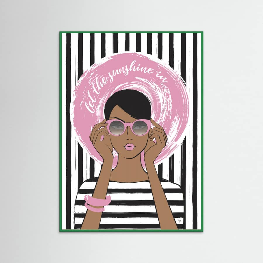 Poster Sunshine Girl Dark – poster e stampa artistica