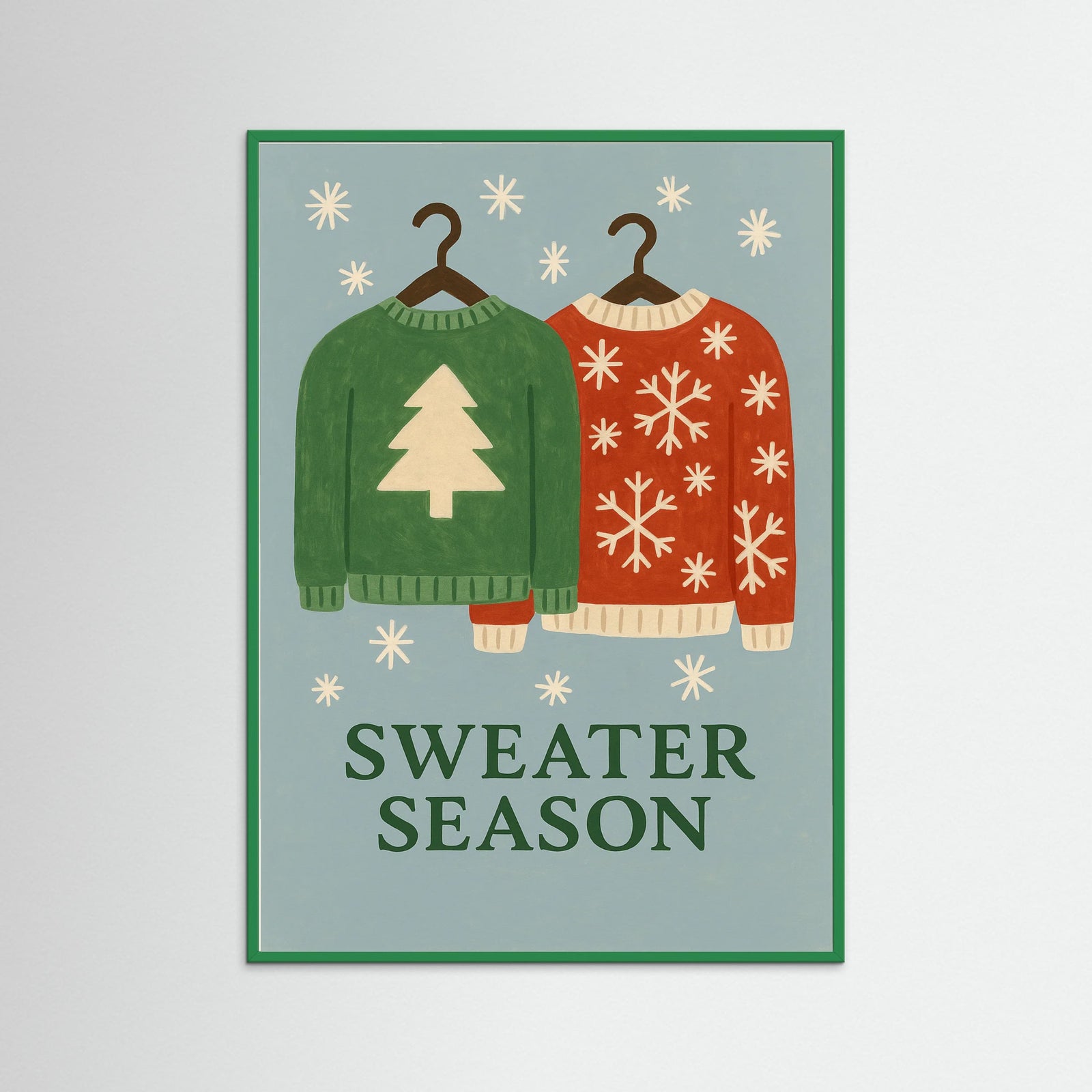 Green Wood Sweater season