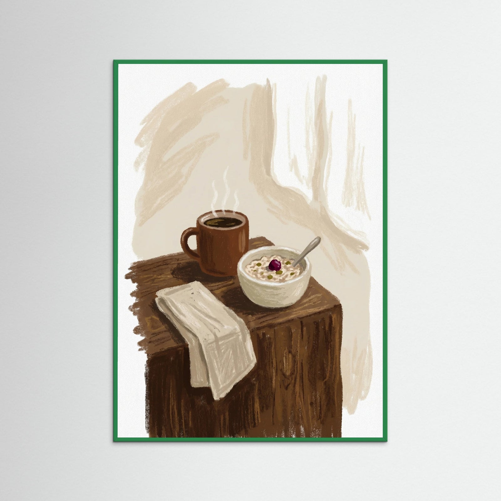 Green Wood Tabletop Feast