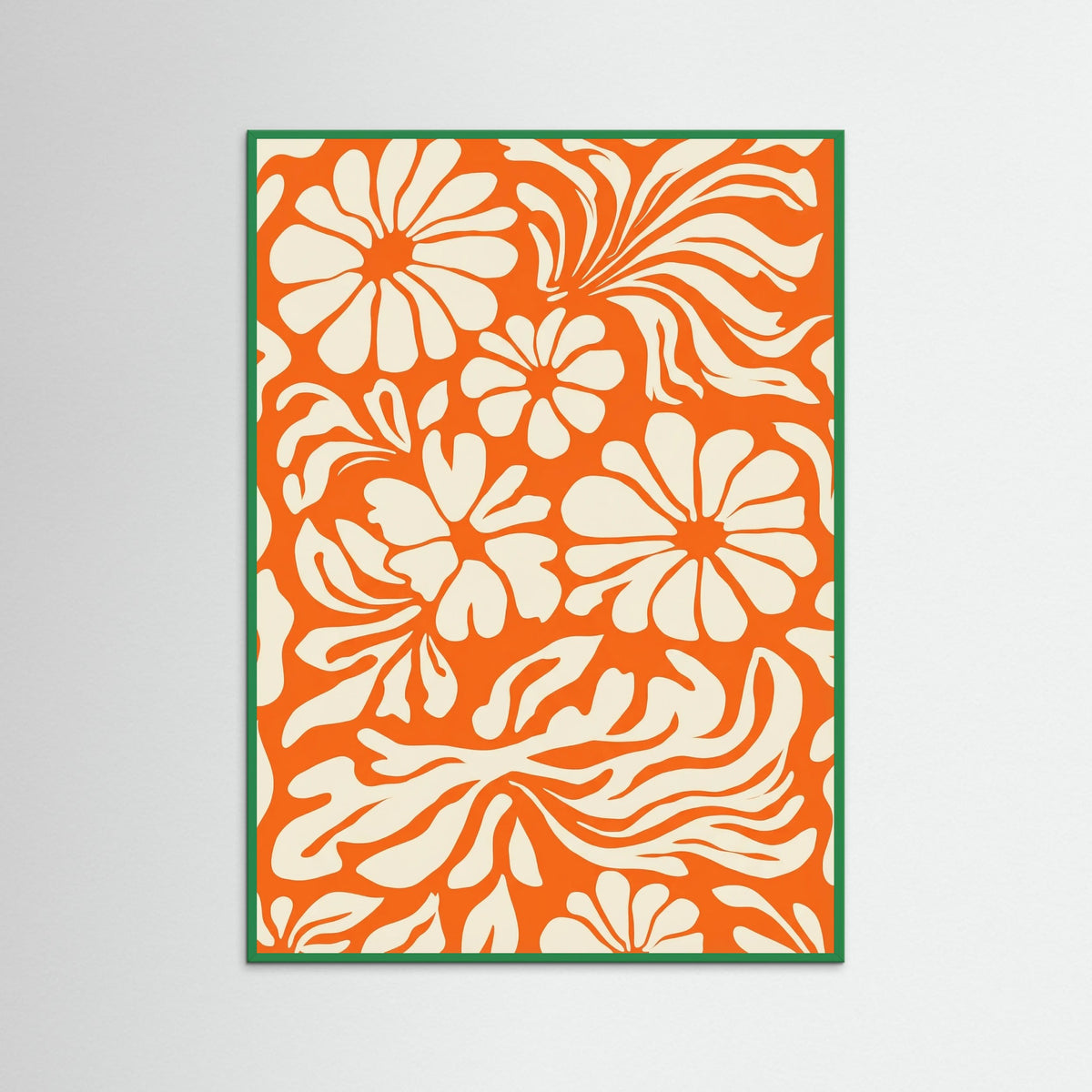 Green Wood Tangerine Bloom